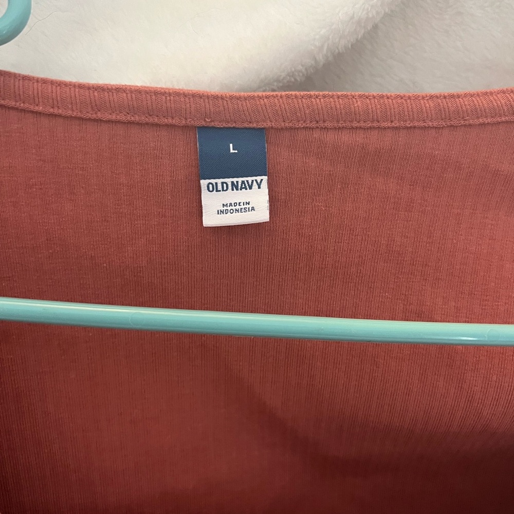 Old Navy Rust Ribbed Bodysuit - Picture 3 of 3